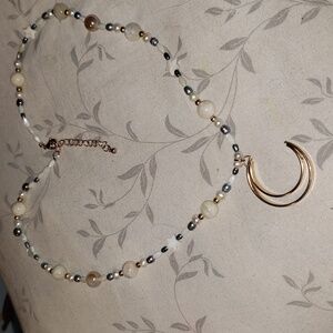 Pearl Moonstone necklace